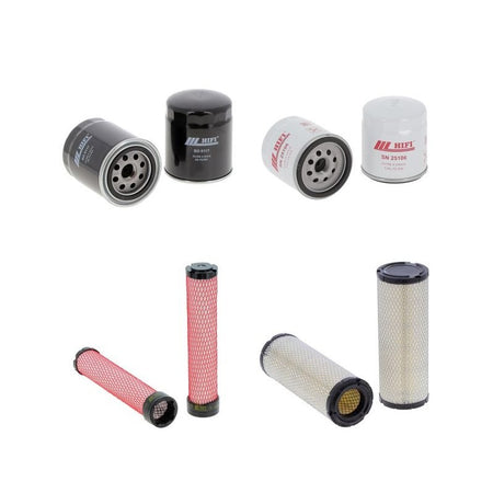 Dulevo 120 ELITE Engine Filter Kit with Kubota V 1505-EU1 engine 2007-