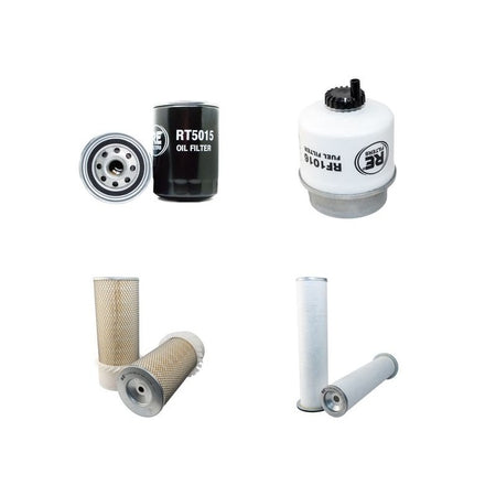 DYNAPAC (WINGET) CA141 D 2 Filter Service Kit Air Oil Fuel Filters w/JD CD3029TF152 Eng.