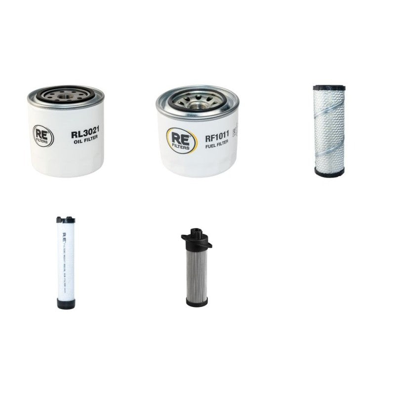 DYNAPAC (WINGET) CC1200C Filter Service Kit w/Kubota D 1703 Eng. YR 2014