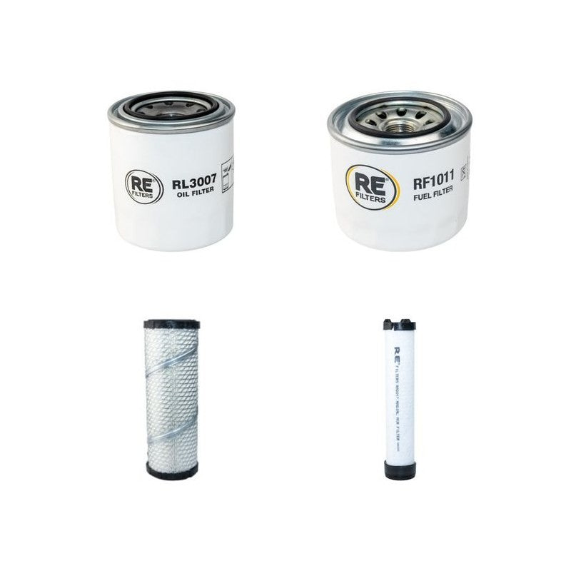 DYNAPAC (WINGET) CC800 Filter Service Kit Air Oil Fuel Filters w/Kubota D1105 Eng. YR 2013-