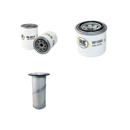 DYNAPAC (WINGET) F1430CESHANTA Filter Service Kit Air Oil Fuel Filters w/Kubota V2203EV11 Eng. YR 2006-
