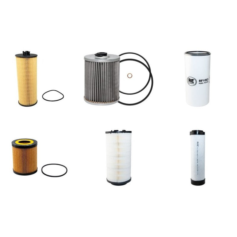 DYNAPAC (WINGET) F151C Filter Service Kit Air Oil Fuel Filters w/Deutz BF6M1012 Eng.