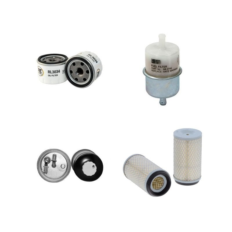 DYNAPAC (WINGET) LP852 Filter Service Kit Air Oil Fuel Filters w/HATZ 2G40 Eng.