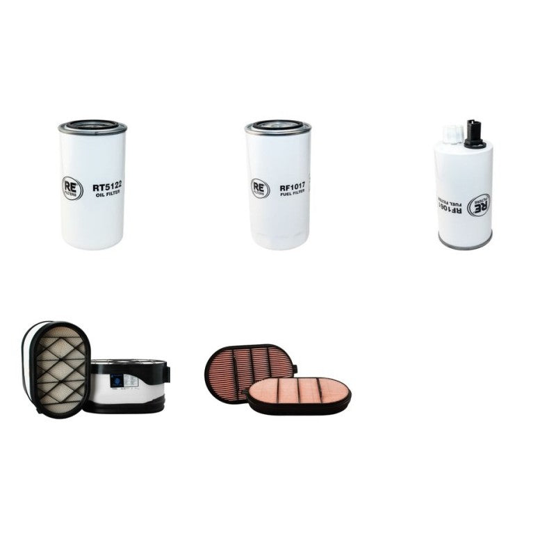 DYNAPAC (WINGET) SD2500C Filter Service Kit Air Oil Fuel Filters w/Cummins QSB6.7-C173 Eng.