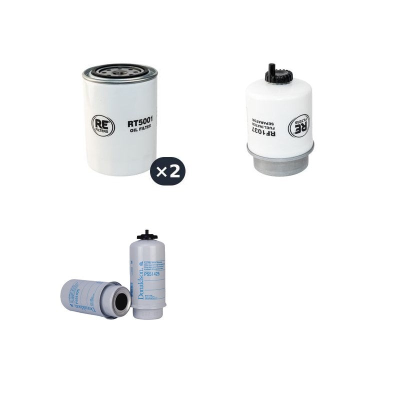 ECO LOG 564B Filter Service Kit Air Oil Fuel Filters w/CAT 3056E Eng.