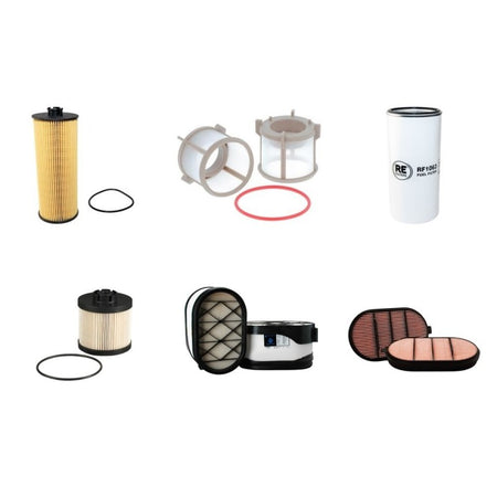 ECO LOG 574D Filter Service Kit Air Oil Fuel Filters w/MERCEDES Eng. YR 2014