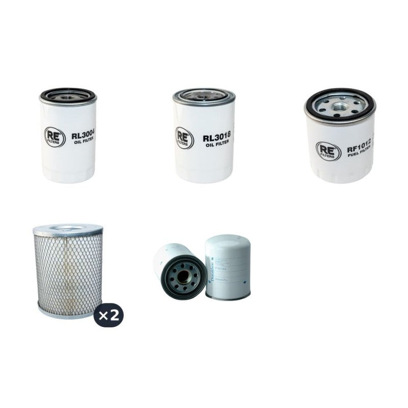 ECOAIR F30 Compressor Filter Service Kit w/ Deutz F2L1011 Eng.