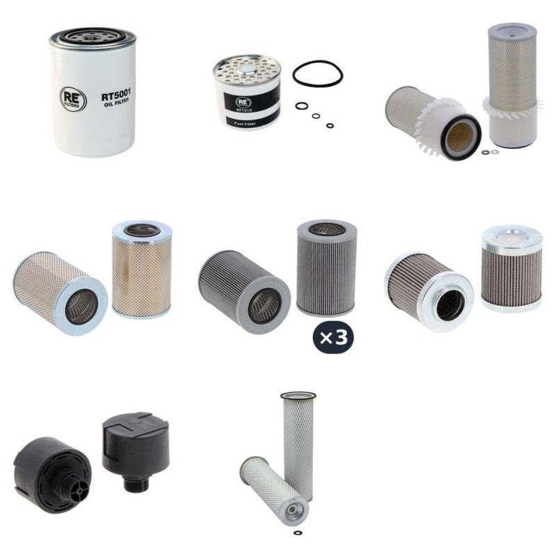 EDER 815B Filter Service Kit w/Perkins 1004.4T Eng. YR 1.91-