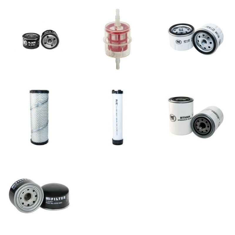 ETESIA HYDRO 124DX Filter Service Kit w/Lombardini Ldw 1003/B1 Eng.