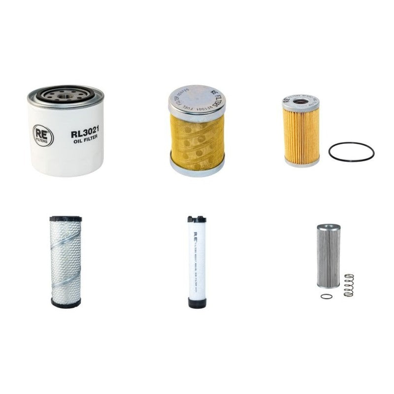 EUROCOMACH ES40ZT Filter Service Kit w/Kubota D 1803M Eng.