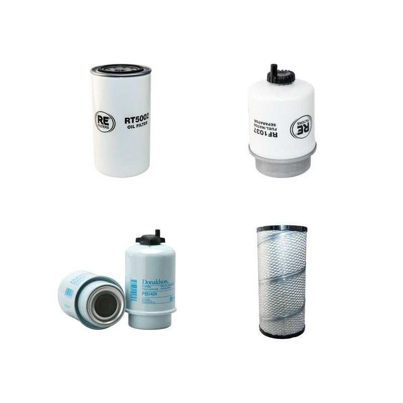 EUROMACH 9000 Filter Service Kit Air Oil Fuel Filters w/Perkins Eng.