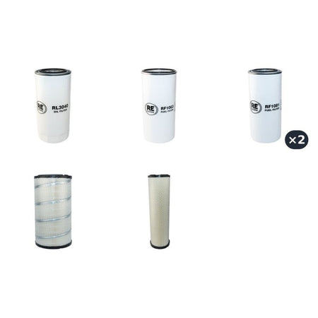 FANTUZZI FDG280 Filter Service Kit Air Oil Fuel Filters w/VOLVO TAD750VE Eng.