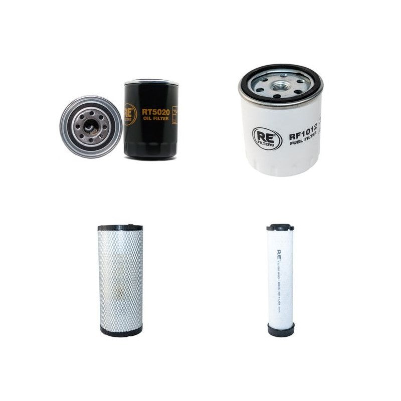 FENDT 208PA/VA Filter Service Kit Air Oil Fuel Filters w/Deutz F4L914 Eng. YR 11.02- 80 CH