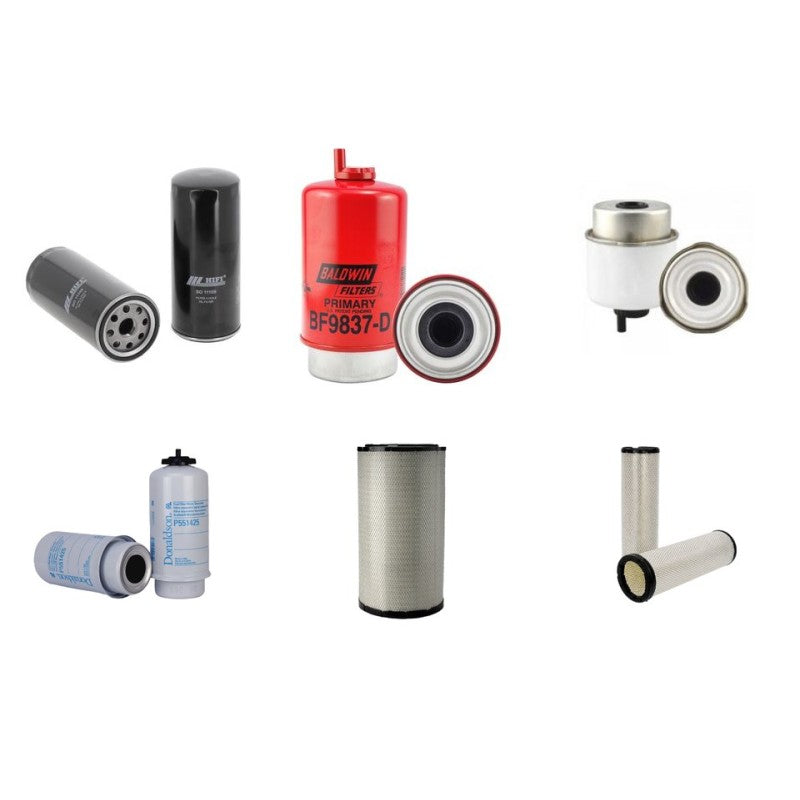FENDT 6300C Filter Service Kit Air Oil Fuel Filters w/SISU 6.24 Eng.