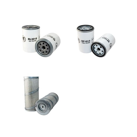 FENDT F255GT Filter Service Kit Air Oil Fuel Filters w/Deutz F3L912H Eng. YR 01.77-