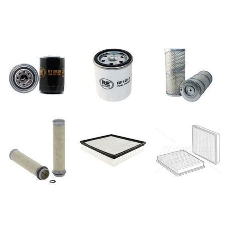 FENDT FARMER 280S/SA/V/VA/P/PA Filter Service Kit w/Deutz F4L913 Eng. YR 1.97-2.03