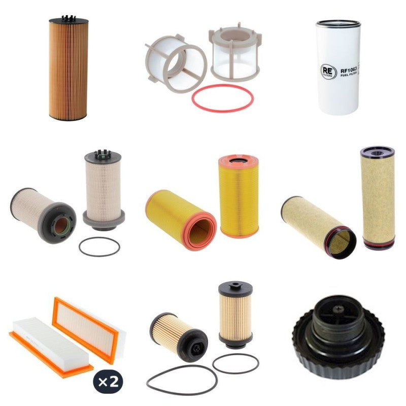 FENDT KATANA 65 Filter Service Kit w/MERCEDES OM502LA Eng. YR 2013- 653 CH