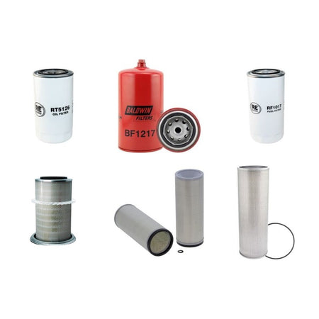 Fiat Kobelco E265EvolutionII Filter Service Kit with Cnh Fahe43Choa Engine 2006-