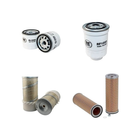 Filter kit suitable for CAT DP30 with Mitsubishi Engine Air Oil Fuel Filters