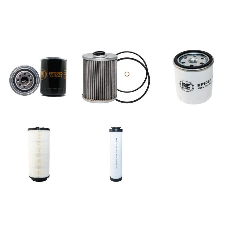 Finlay Terex 683 Filter Service Kit Air Oil Fuel Filters with Deutz BF4M1012C Engine