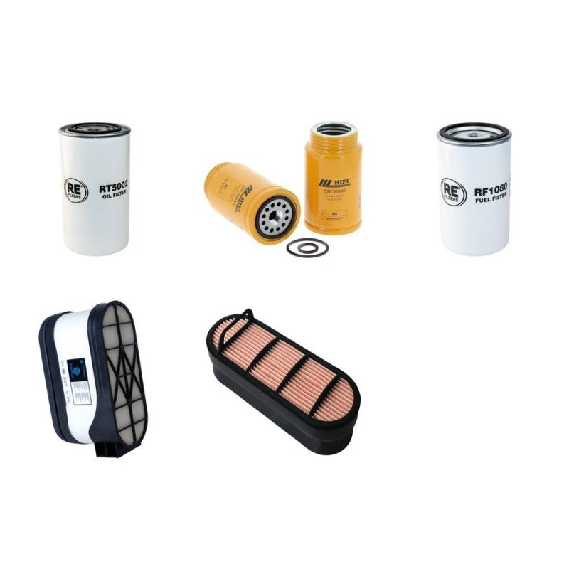 Finlay Terex 964+ Filter Service Kit Air Oil Fuel Filters with CAT C4 Engine
