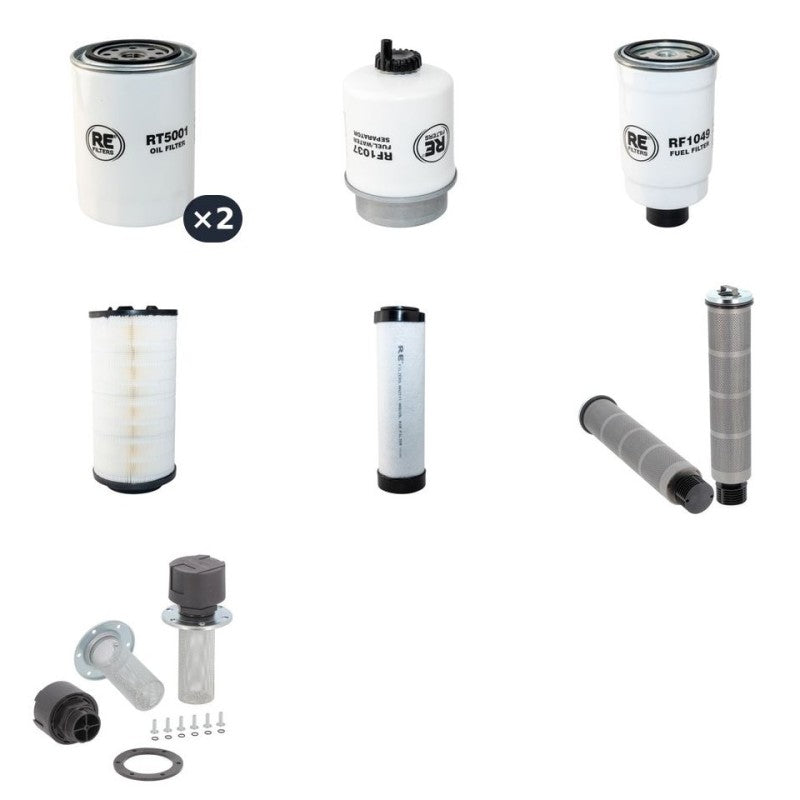 FUCHS 340MHL Filter Service Kit w/Perkins 1006.6 Eng.