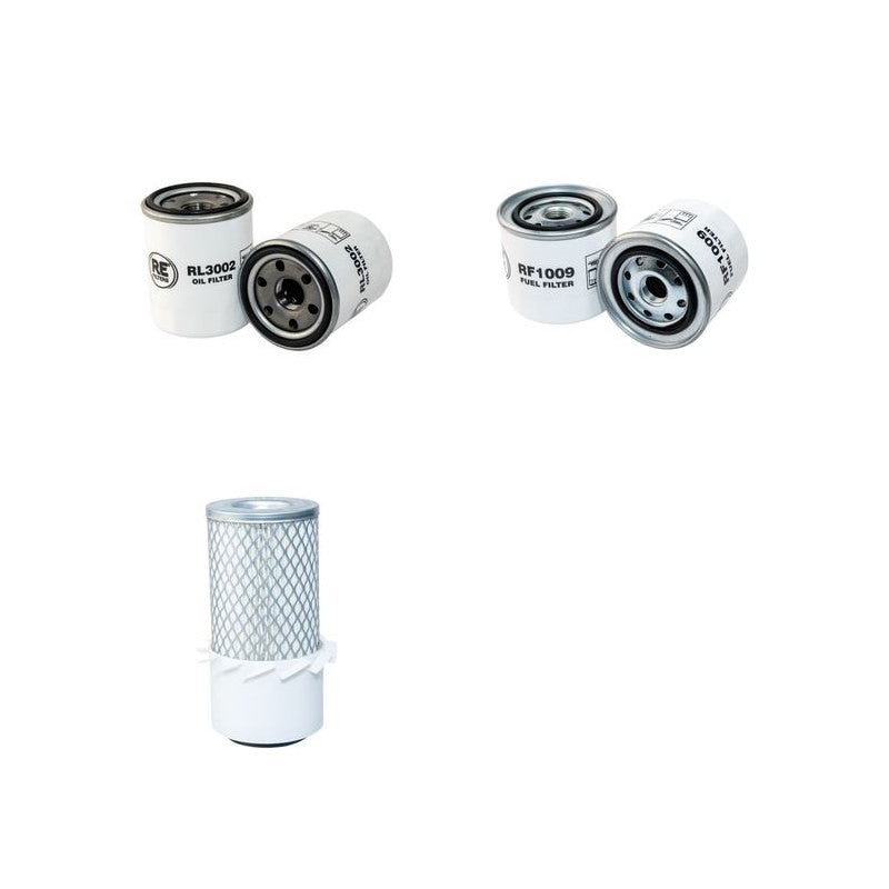 GEHL MB138 Filter Service Kit Air Oil Fuel Filters w/ISUZU 3KC1 Eng.