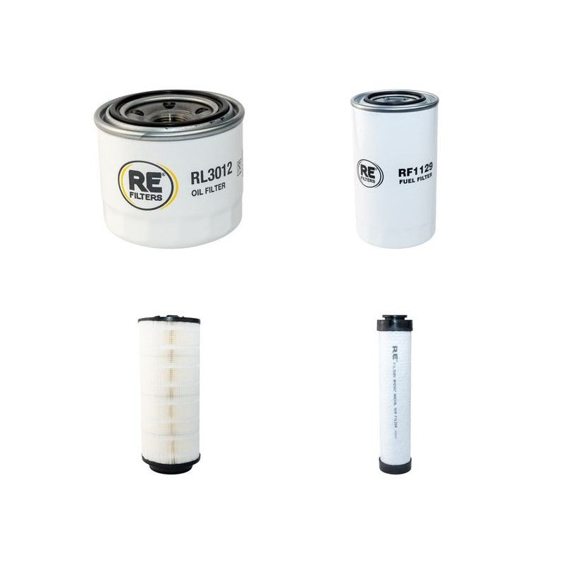 GEHL SL5640E Filter Service Kit Air Oil Fuel Filters w/Yanmar 4TN98T Eng. YR 2008-