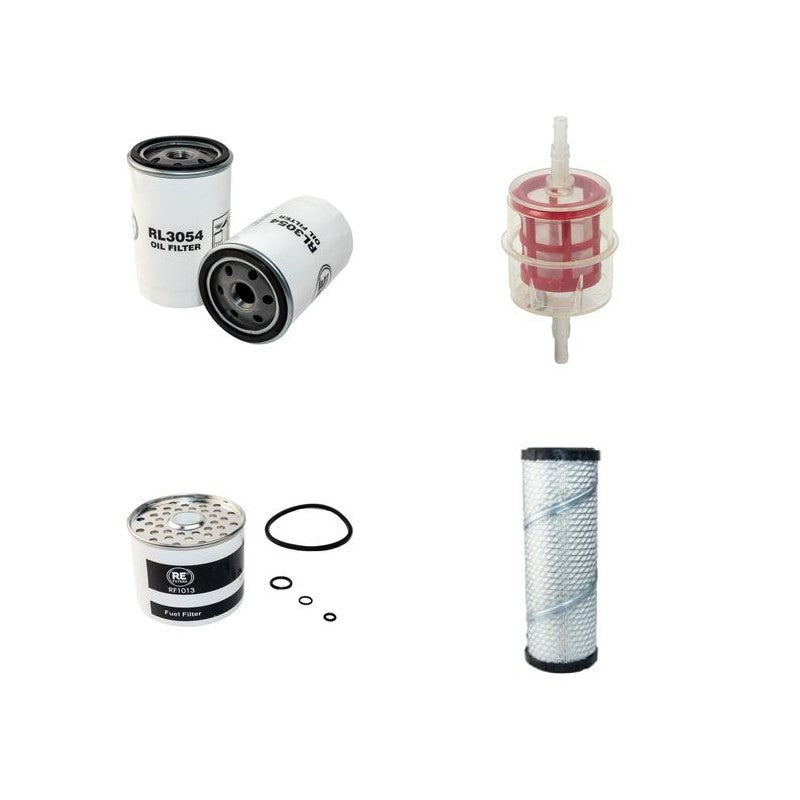 GENSET MG15SSL Filter Service Kit w/Lombardini Ldw1503 Eng. 2002-