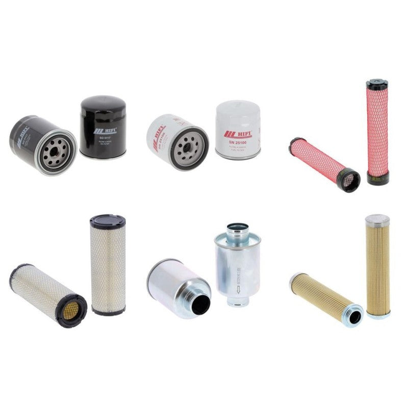 Gianni Ferrari T 2 K EL Filter Kit with Kubota V1505 engine 2018-