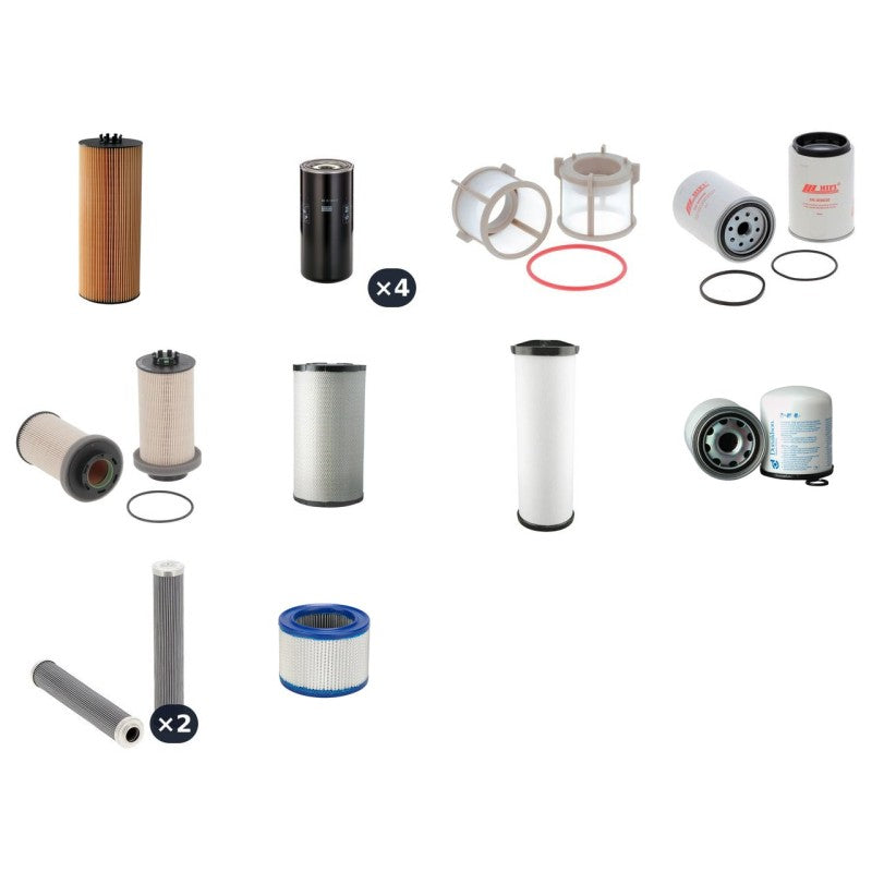 GROVE GMK3055 Filter Service Kit w/MERCEDES OM501LA Eng. SN 3055-9001- YR 01.04- V0-V9