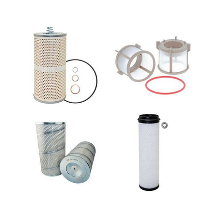 GROVE GMK4080 Filter Service Kit Air Oil Fuel Filters w/MERCEDES OM336A Eng. SN 4080-8228- V0/V1/V2