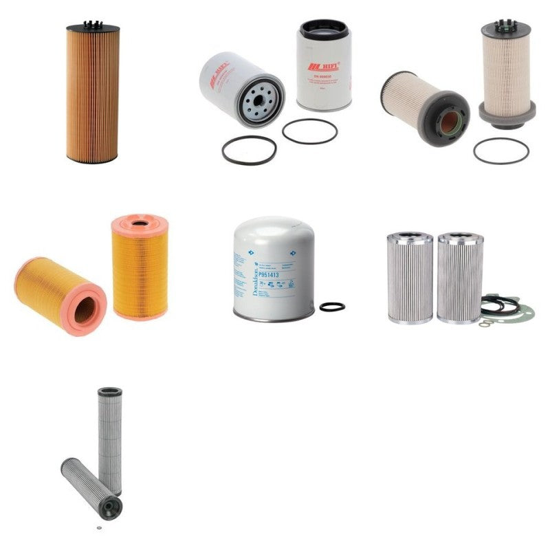 GROVE GMK6300-L-ROBV0 Filter Service Kit w/MERCEDES OM502LA Eng. SN 6300-1001- V0