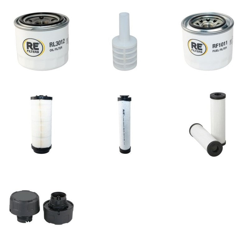 HAKO CITYMASTER 1200 Classic Filter Service Kit w/Yanmar 4TNV88 Eng.