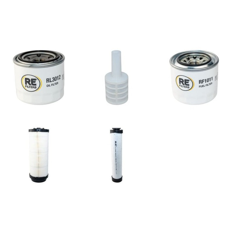 HAKO CITYMASTER 1250 Filter Service Kit Air Oil Fuel Filters w/Yanmar 4TNV88 Eng.