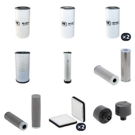 HAMM 3412VIOHT Filter Service Kit w/Deutz TCD2012L042V Eng. YR 2011-