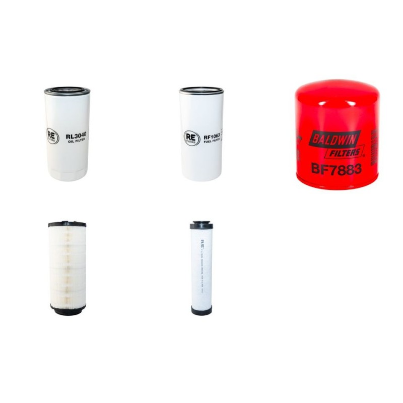 HAMM DV65VO Filter Service Kit Air Oil Fuel Filters w/Deutz TD2012LOA2V Eng. YR 2013