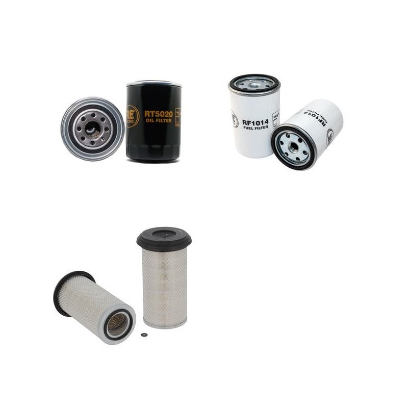 HAMM DV8K/DD Filter Service Kit Air Oil Fuel Filters w/Deutz F4L912 Eng.