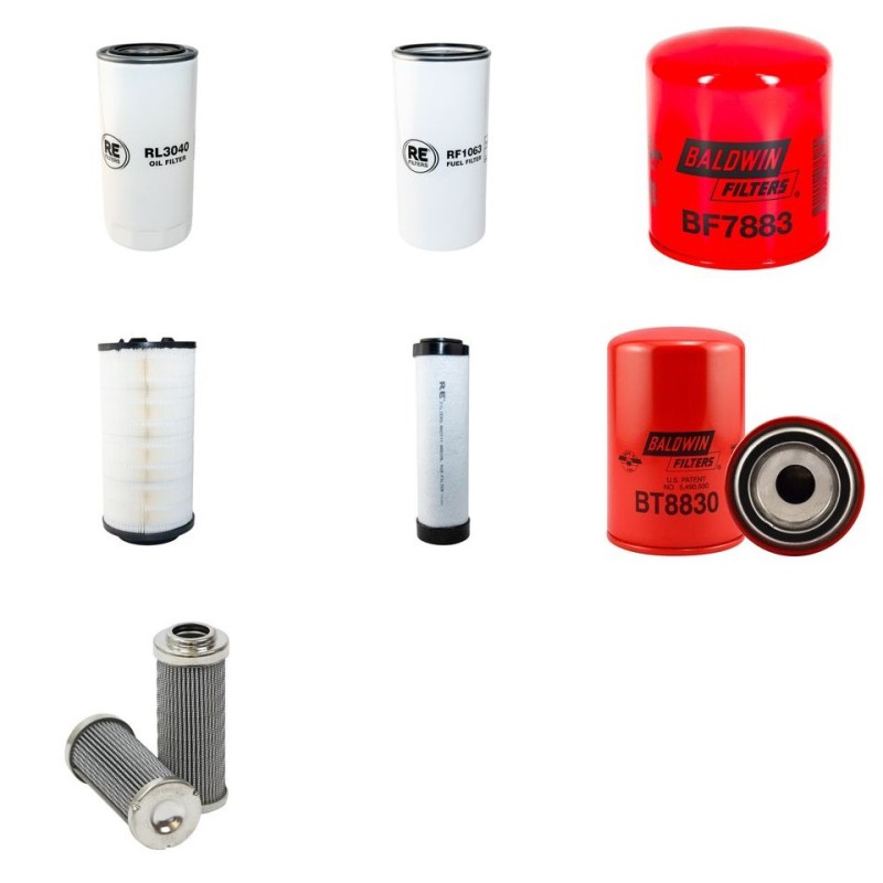 HAMM GRW10 Filter Service Kit w/Deutz BF 4M2012 Eng. SN H1142242-
