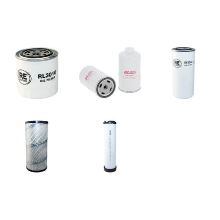 HAMM H5I Filter Service Kit Air Oil Fuel Filters w/Kubota V3307T Eng. YR 2015