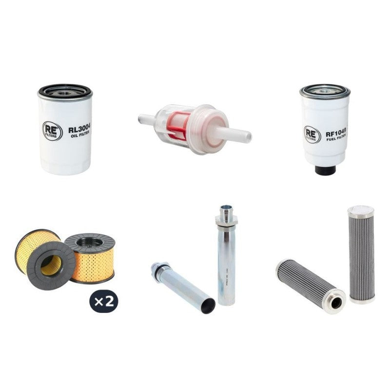 HAMM HD10C Filter Service Kit w/HATZ 4W35T Eng. YR 2006-2008