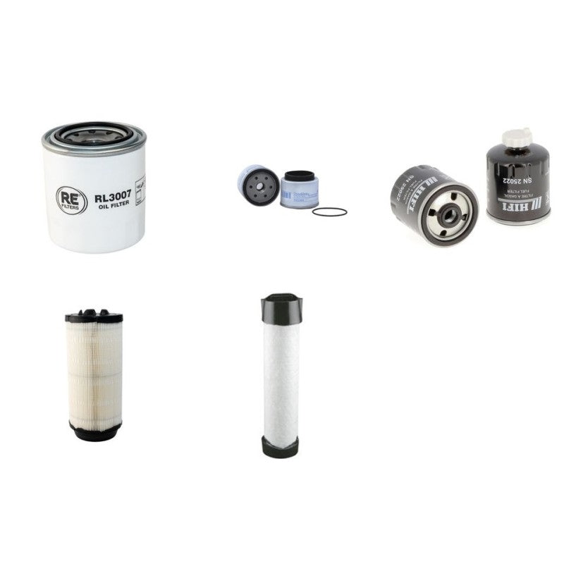 HAMM HD10CVV Filter Service Kit Air Oil Fuel Filters w/Kubota D1005 Eng. SN H200 YR 2010-