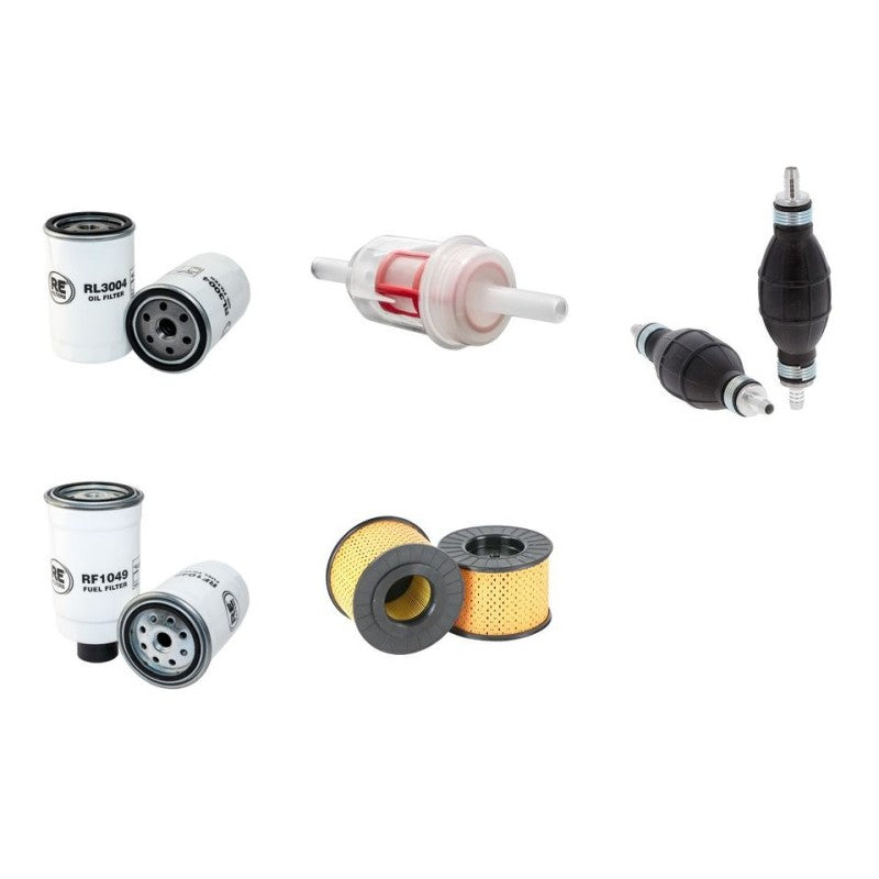 HAMM HD14VV Filter Service Kit w/HATZ 4W35T Eng. SN H1720001- YR 2006-2008