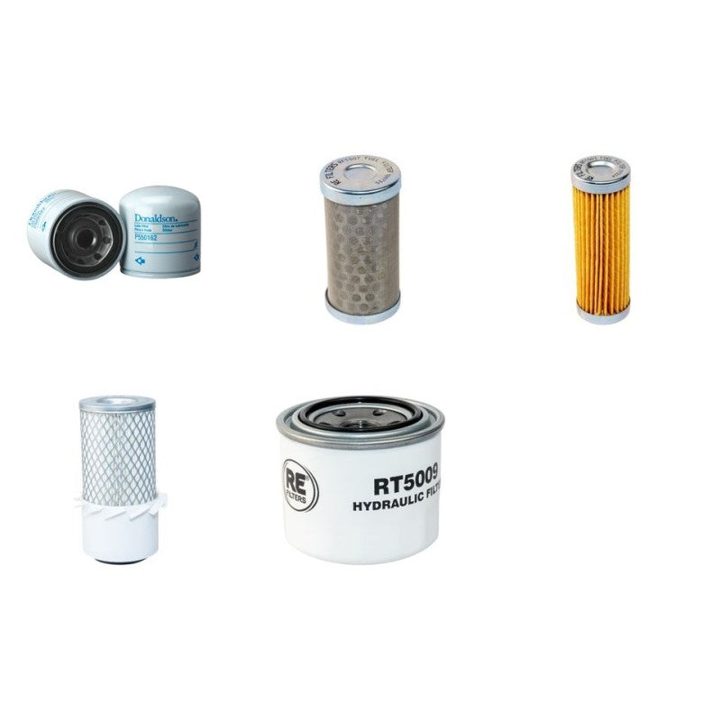 HANIX H08B Filter Service Kit w/Kubota D722BH Eng.