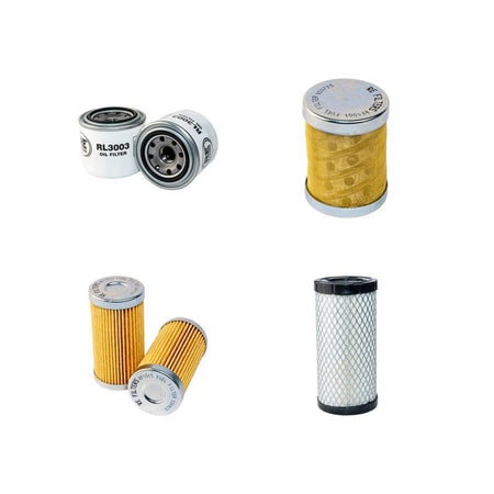 HANIX H22B Filter Service Kit Air Oil Fuel Filters w/ISUZU 3YC1 Eng.