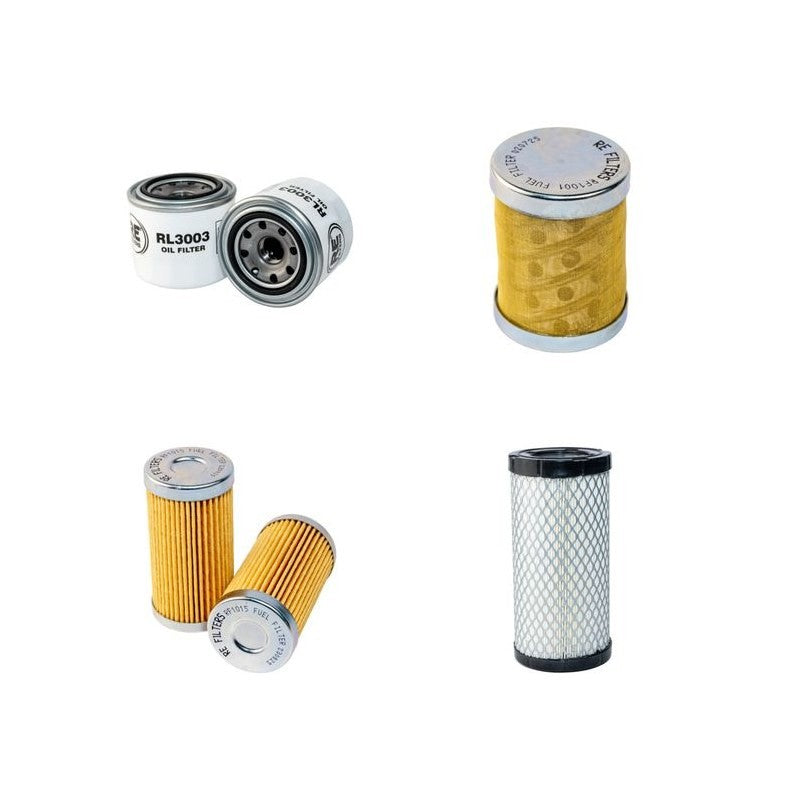 HANIX H22B Filter Service Kit Air Oil Fuel Filters w/ISUZU 3YC1 Eng.