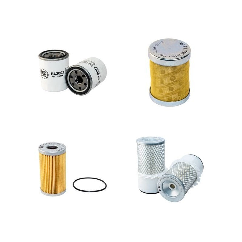 HANIX H36C Filter Service Kit w/Mitsubishi S3L2-E231NK Eng. Air, Oil, Fuel Filters