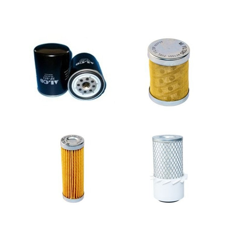 HANIX N150-2 Filter Service Kit w/Mitsubishi K3B Eng. Air, Oil, Fuel Filters