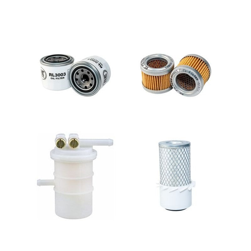 Hanix N11 Filter Service Kit - Air/ Oil/ Fuel Filters W/Mitsubishi K3E Eng