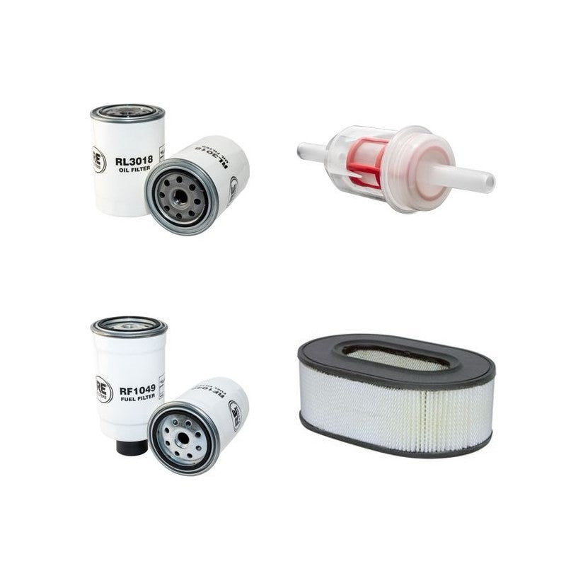 HAULOTTE H12D/SDX/SDE Filter Service Kit Air Oil Fuel Filters w/HATZ 2L41C Eng.